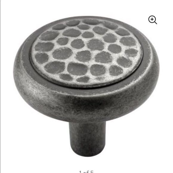 Allison 1-1/4 Inch  Mushroom Cabinet Knobs in brushed nickel - Picture 1 of 6